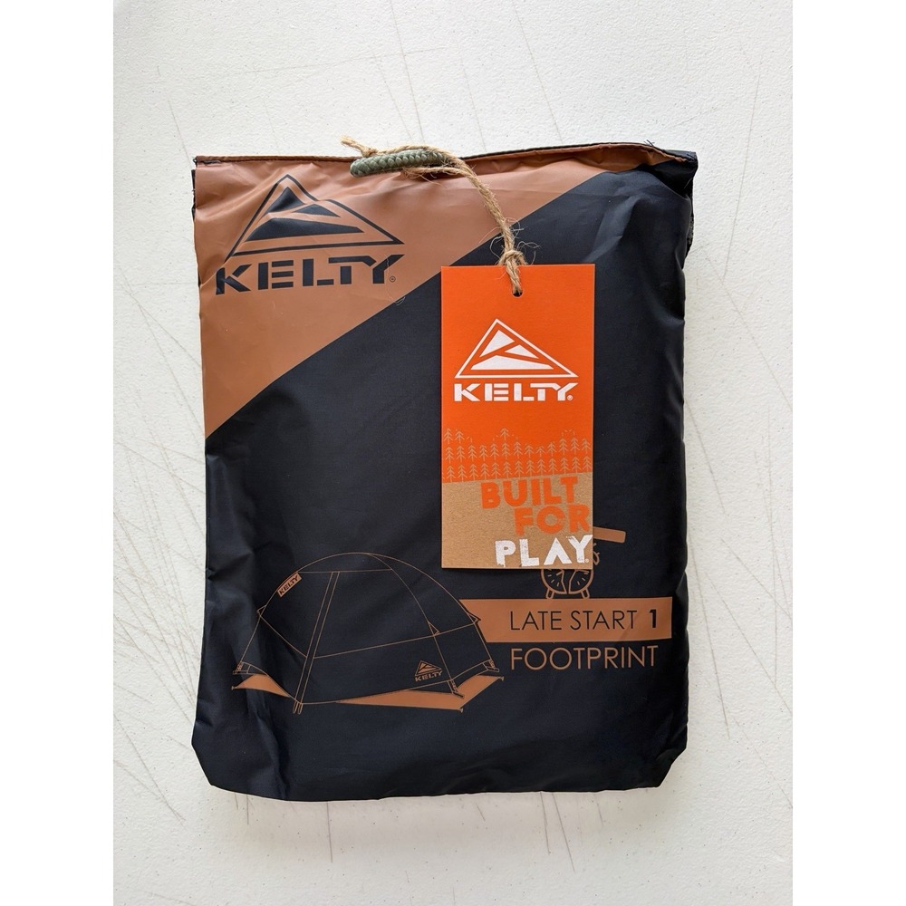 Kelty Late Start Tent Footprint-Footprint ONLY– Lightweight, Water Resistant New
